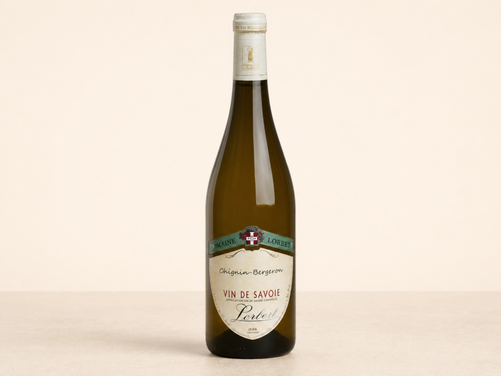 Chignin Bergeron - Domaine de Lorbert - fond ivoire