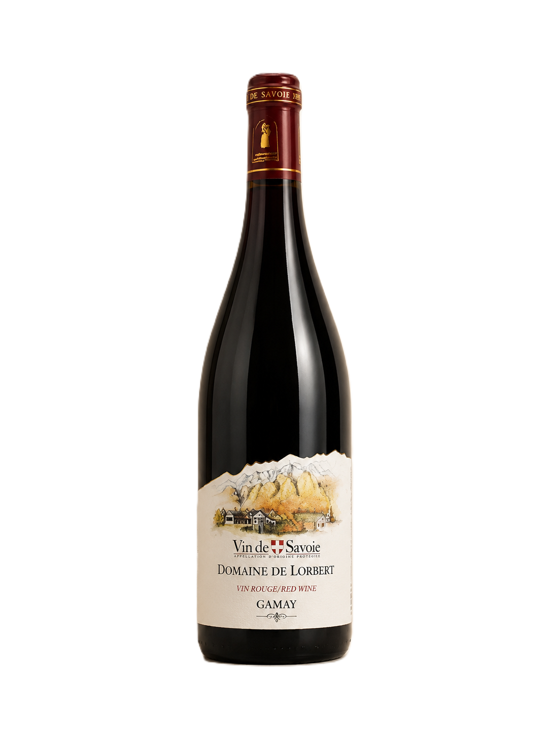 Bouteille de Gamay du Domaine de Lorbert