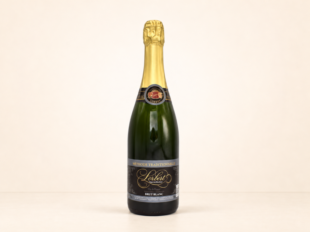 Méthode-traditionnelle-Blanc_Domaine_de_Lorbert - fond ivoire