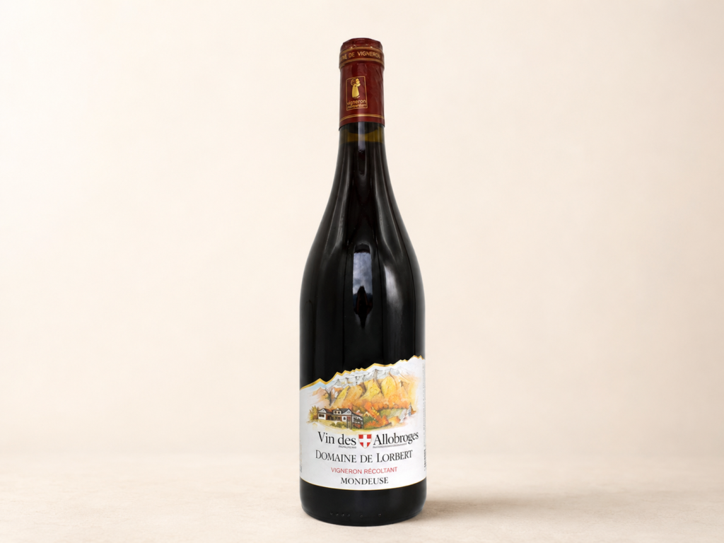 Mondeuse - Domaine de Lorbert - fond ivoire